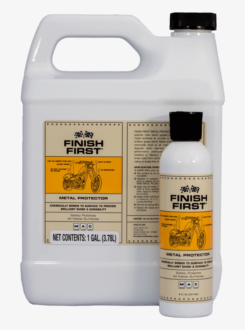 Finish First Metal Protector - Liqui Tech Custom Wheel Protector 8 Oz, transparent png download