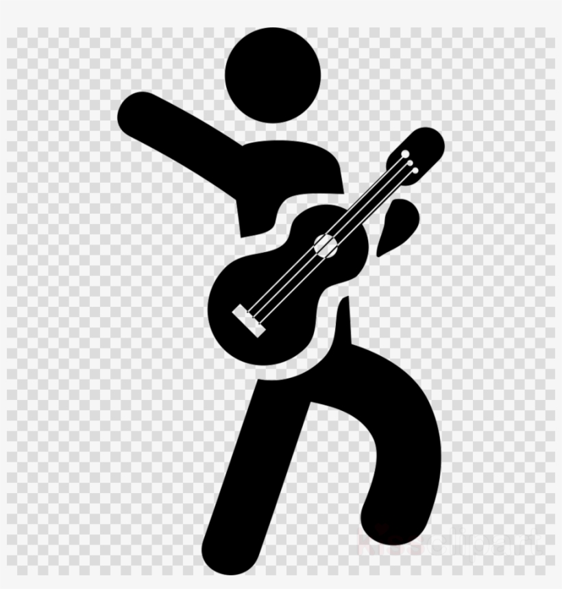 Download Guitarist Icon Png Clipart Acoustic Guitar - Playing Instrument Icon Png, transparent png download