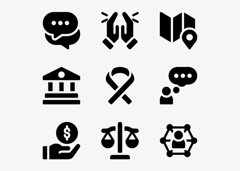 Peace And Human Rights - Political Icon Png, transparent png download