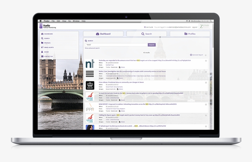 Vuelio Political Monitoring - Operating System, transparent png download