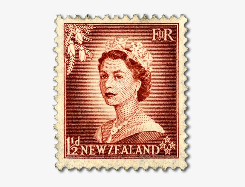 Single Stamp - New Zealand 2d Stamp, transparent png download