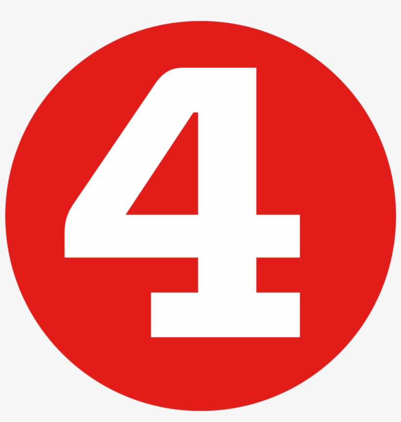 Lillie Langtry On Twitter - Number 4 In Red Circle, transparent png download