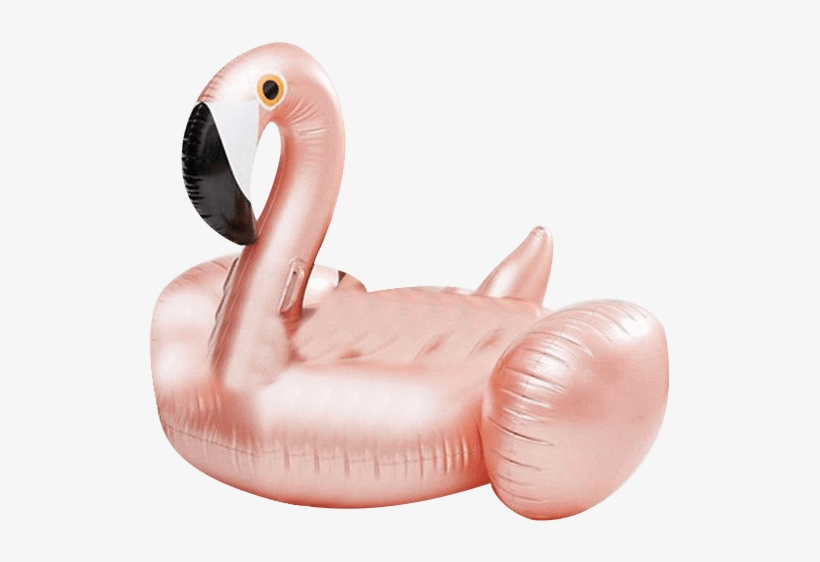 - Regalos Originales - Giant Flamingo Inflatable Pool Float Toy, Goobat Swimming, transparent png download