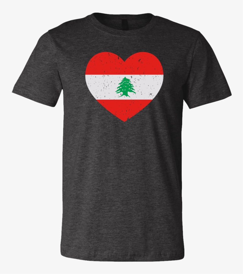 Lebanese Heart Shirt - Pink Ribbon Pocket Heart Side Black Tee Shirt..unisex, transparent png download