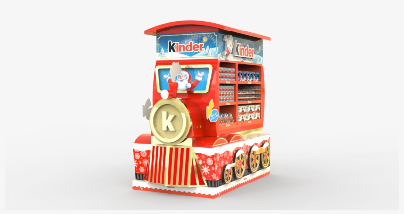 Kinder Surprise 2016 Xmas Interactive Train By Dustin - Snack, transparent png download