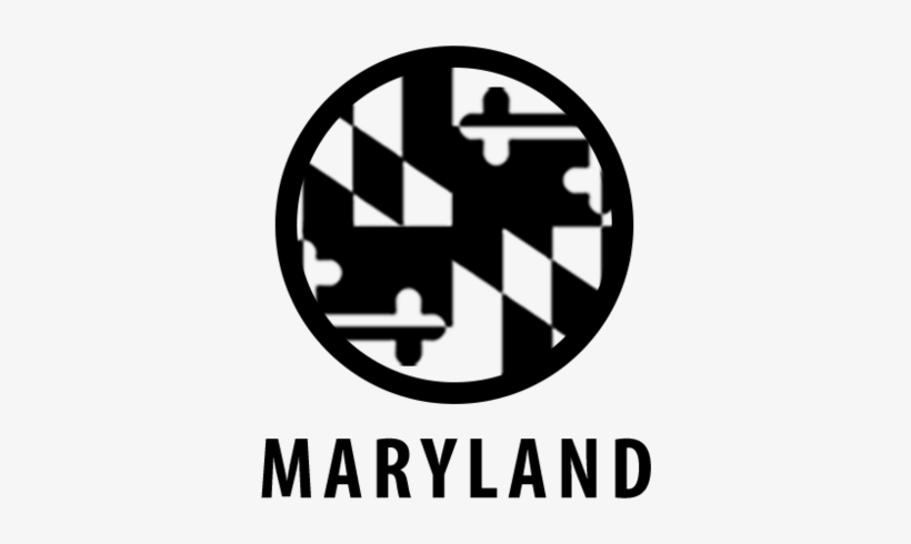Baltimore, Md - Maryland State Flag Round, transparent png download