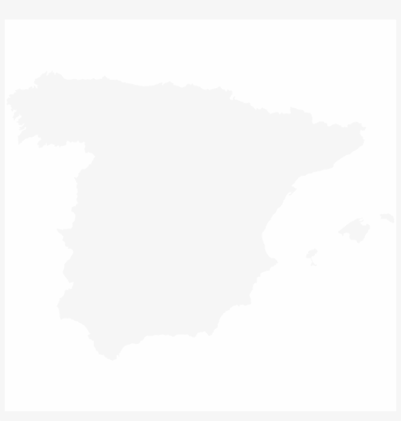 Framed By An Outline Of The Country Of Spain Is An - Spain Home Country 9" X 6" Wood Sign - Solid Denim, transparent png download
