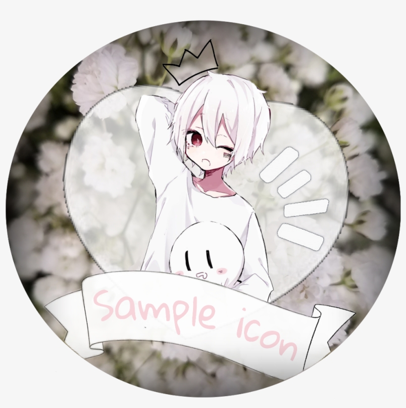 Anime Animeedit Animeboy White Whiteflower Whiteflowers, transparent png download