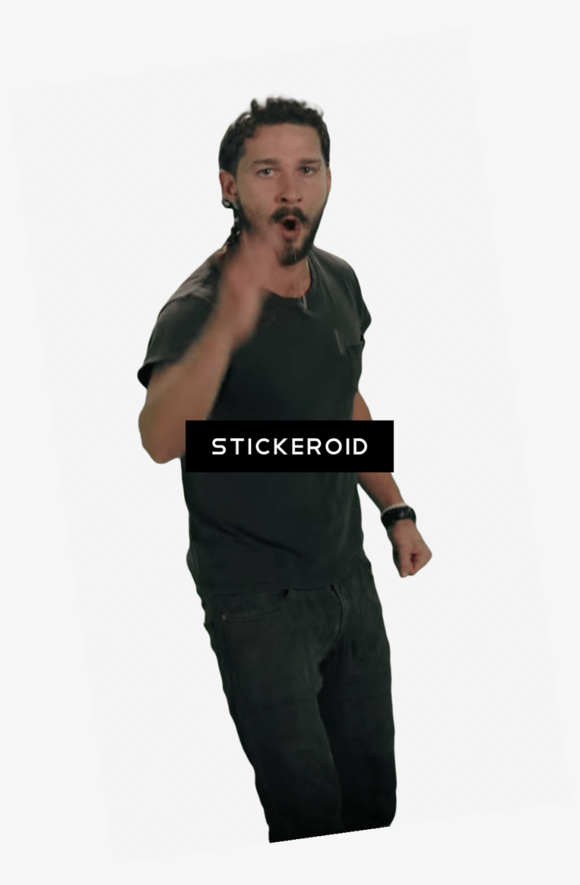 Shia Labeouf Spit - Standing, transparent png download