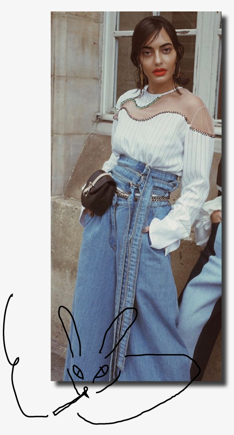 Karen Wazeb In The No Magic Shirt - Karen Wazen Harper's Bazaar Arabia Camila Coelho, transparent png download