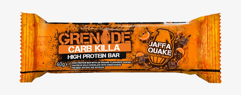 Grenade Carb Killa Bar Jaffa Quake - Grenade Carb Killa Jaffa Quake, transparent png download
