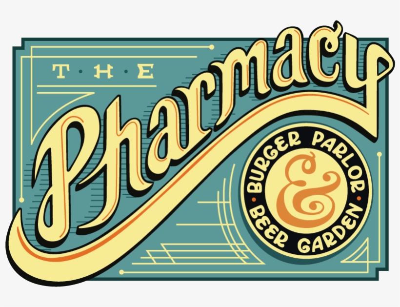 Pharmacy Logo Designing - Pharmacy Burger Parlor & Beer Garden, transparent png download