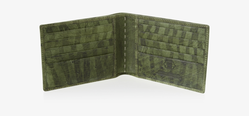Billfold Wallet Ostrich Forest Green Zebra - Wallet, transparent png download
