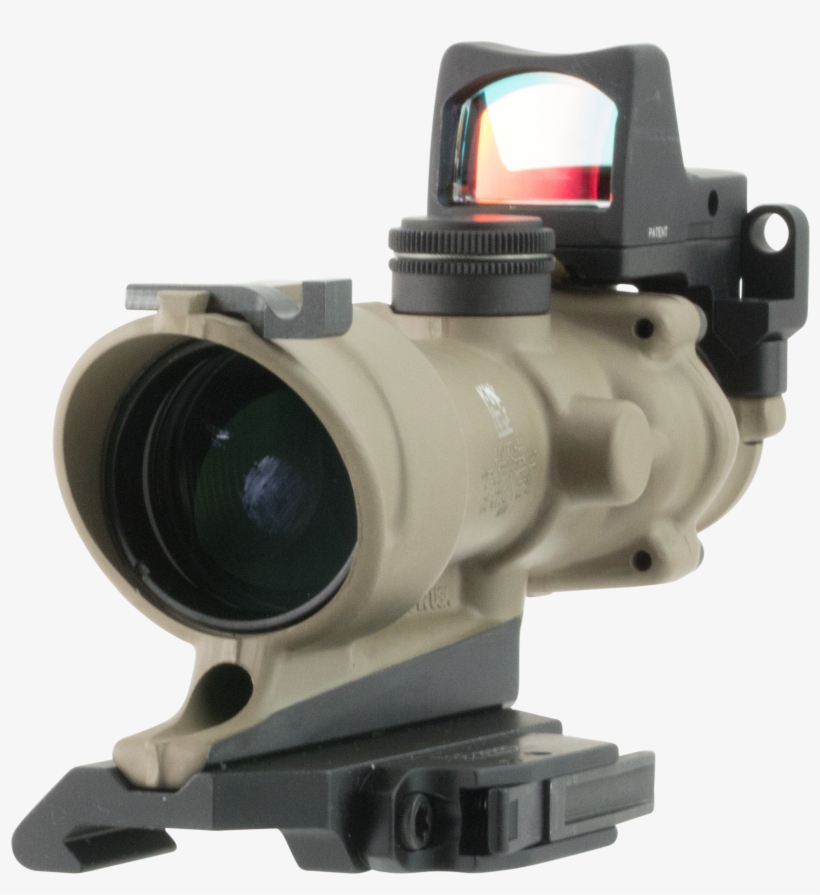Trijicon 100555 Acog 4x 32mm Obj - Trijicon Ta01-d-100555 Acog 4x32 Grn/ Rmr2 3.25 Fd, transparent png download