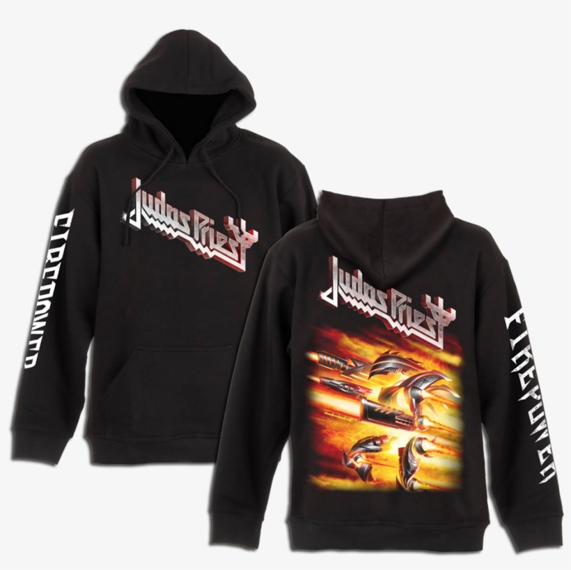 Lightning Strike - Firepower Judas Priest Sweatshirt, transparent png download