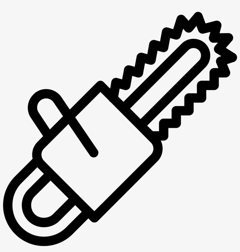 It Is A Simple Chainsaw - Chainsaw Pictogram, transparent png download