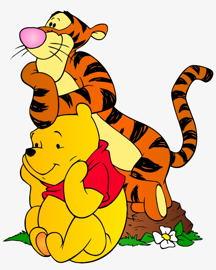 Winnie The Pooh And Tigger Png Clip Art, transparent png download