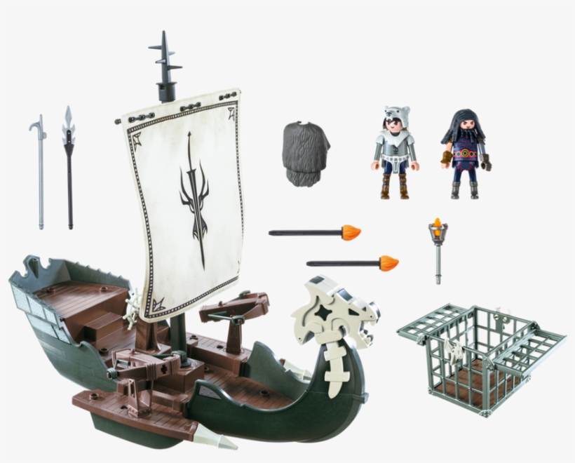 How To Train Your Dragon - Playmobil 9244 Dragons Drago's Ship, transparent png download