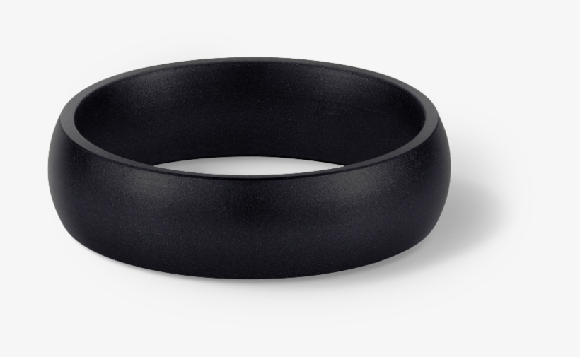 Black Silicone Wedding Ring - Bangle, transparent png download