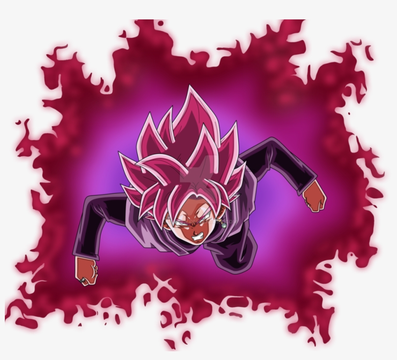 Goku Black Super Saiyan, Black Goku, Black Dragon, - Super Saiyan Rose Black Goku, transparent png download