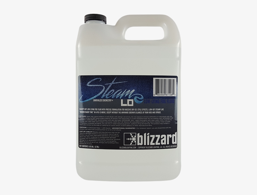 Steam - Lo - Blizzard Lighting Steam Jt 1 Gallon Premium Water-based, transparent png download
