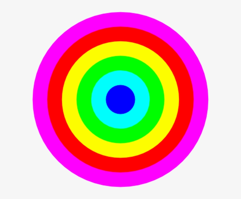 Rainbow - Rainbow Color In Circle, transparent png download