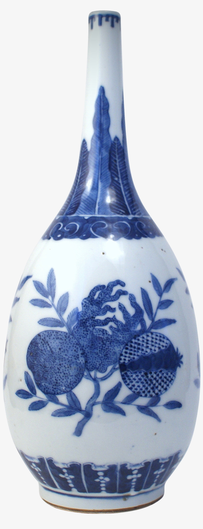 Antique Chinese Blue And White Bottle, transparent png download