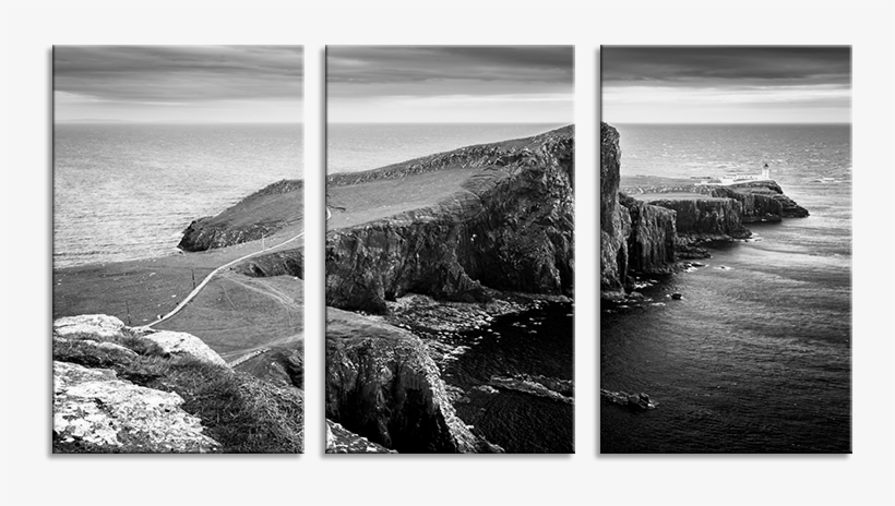 Neist Point 3 Panel Canvas Picture Isle Of Skye - Neist Point, transparent png download