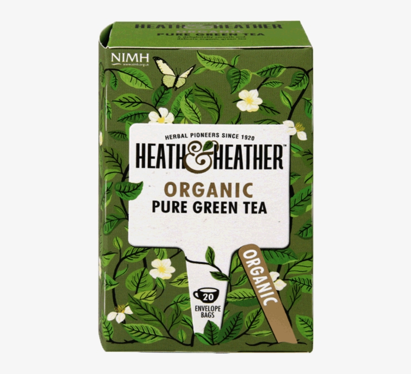 You Could Try - Heath & Heather Organic Green Tea - 20 Bags, transparent png download