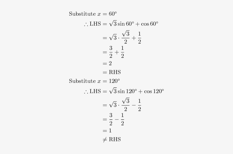Check That Both Answers Satisfy The Original Equation - Document, transparent png download