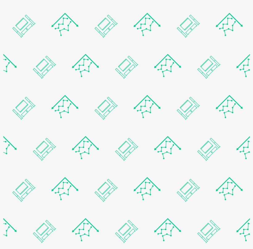 Green, Aqua, Pattern, Font, Line, Design, - Illustration, transparent png download