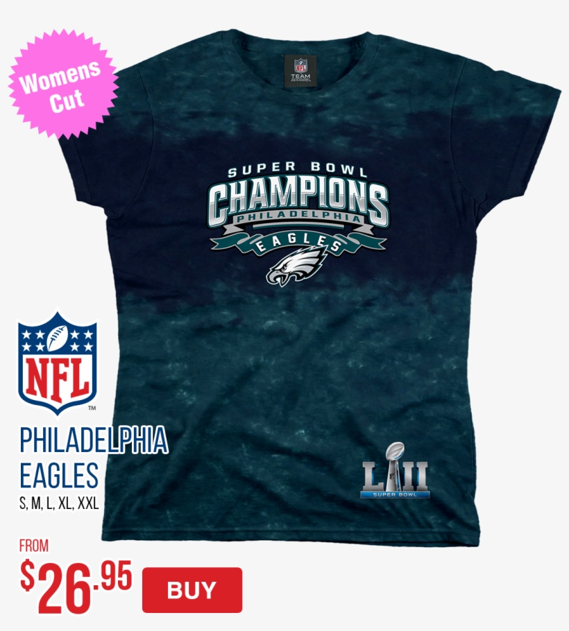Philadelphia Eagles Super Bowl Womens Shirts - Nfl Football Abc, transparent png download