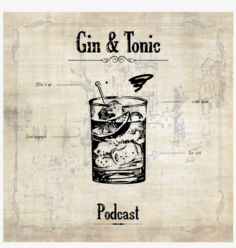 Banner Transparent Library 6ix9ine Drawing Poster - Gin And Tonic Cartoon, transparent png download