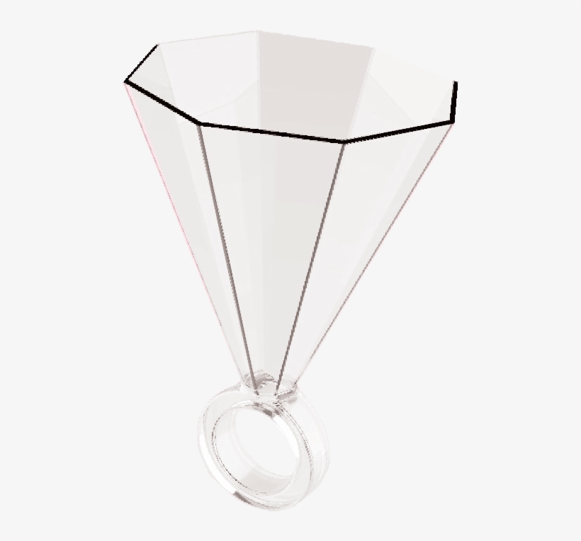 Bling Ring Clear Shot Glass - Shot Glass, transparent png download