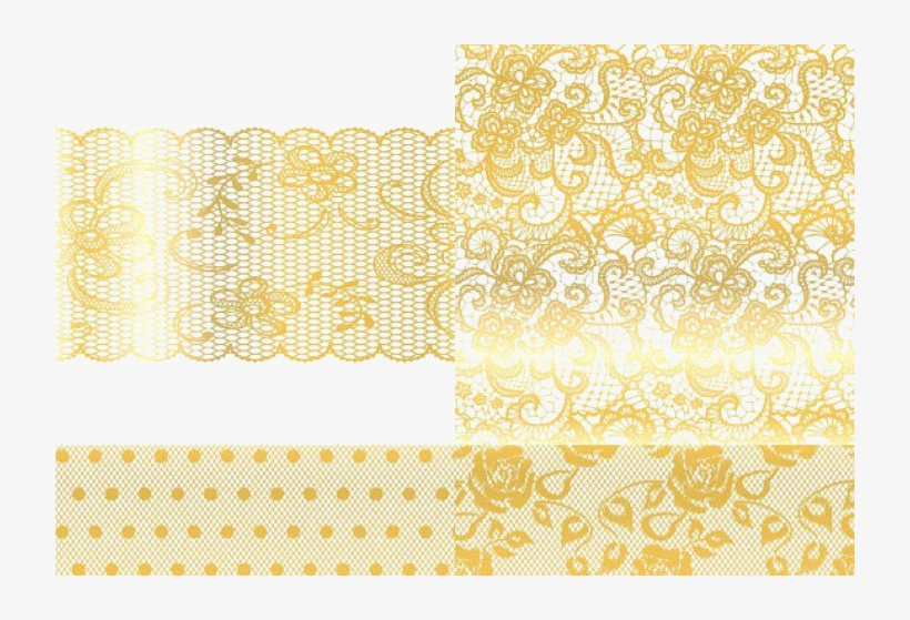 Gold Lace Png Hd - Gold, transparent png download