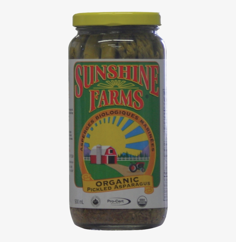 Organic Pickled Asparagus, 500ml - Pickled Cucumber, transparent png download