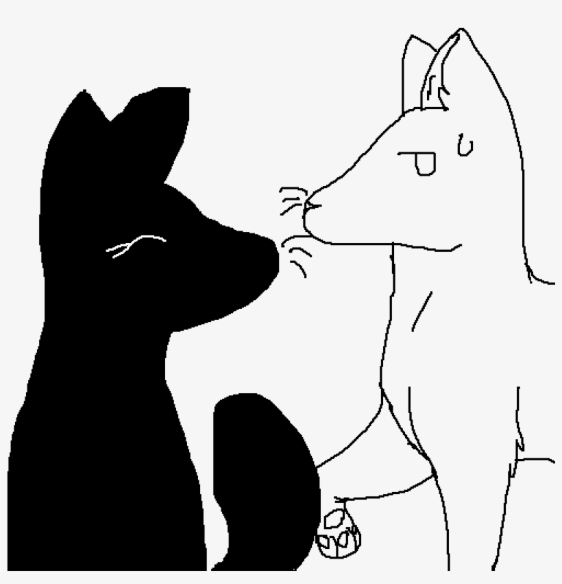 Wanna Be Fwends By Lexi The Wolf - Basenji, transparent png download