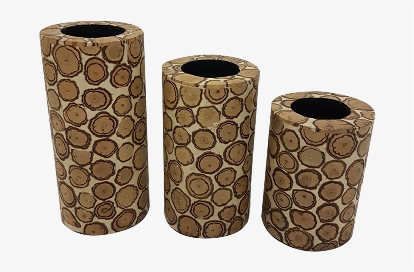 Tealight Wood Cylinder L - Cylinder, transparent png download