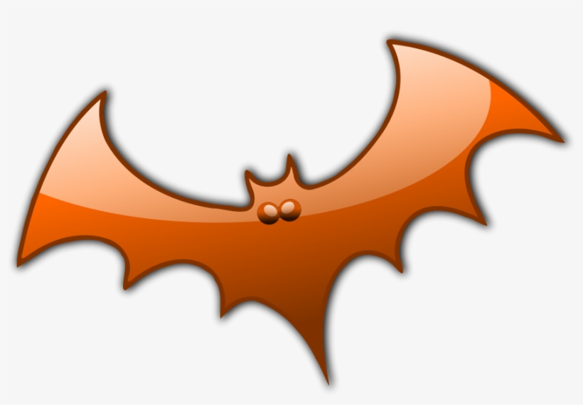 Halloween H 8 Clipart, Vector Clip Art Online, Royalty - Orange Bats, transparent png download