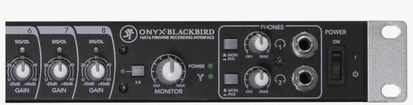Onyx Blackbird - Mackie Onyx Blackbird 16x16 Firewire Recording Interface, transparent png download
