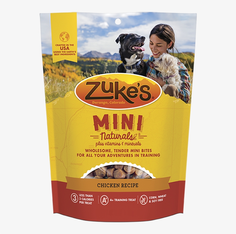 Zukes Mini Naturals Roasted Chicken Dog Treats, 6oz - Zuke's Mini Naturals, transparent png download