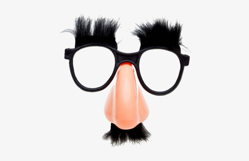 fake glasses and nose disguise