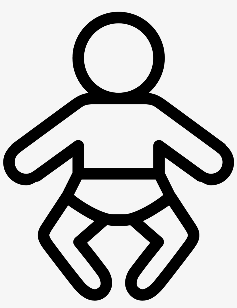 It Is A Icon Of A Baby Wearing A Diaper - Zika Virus Transmitted, transparent png download
