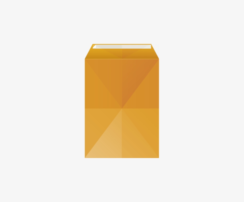 Envelope Large - Large Yellow Envelope Icon Png, transparent png download