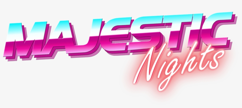 Clip Art Majestic Nights Is The 80s Action-adventure - Miami Vice Png Logo, transparent png download