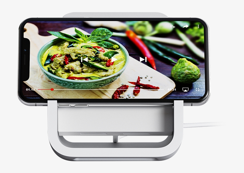 Powered For <span - Logitech Powered Wireless Charging Stand, transparent png download