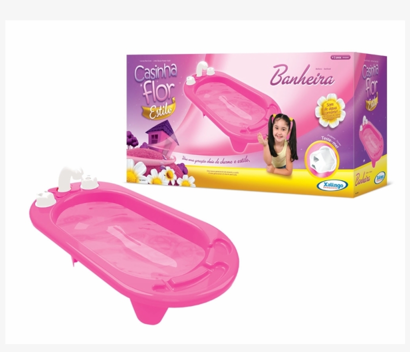 Bañito Con Sonido - Feirinha Casinha Flor Xalingo, transparent png download
