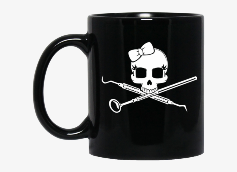 Dental Crossbones Coffee Mug - Mug, transparent png download