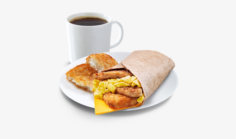 Egg N' Sausage Wrap - Egg N Sausage Wrap, transparent png download