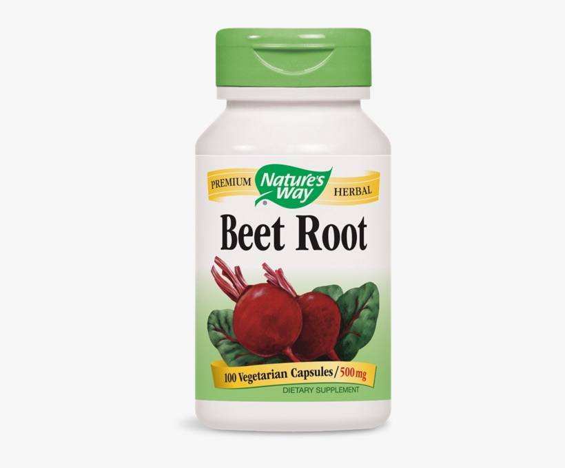 10400 - Beet Root - Nature's Way - Beet Root 500 Mg - 100 Vegetarian Capsules, transparent png download